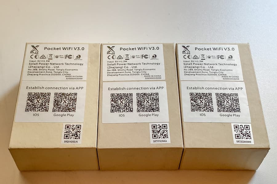 3 Adapter SolaX Pocket Wifi  V 3.0